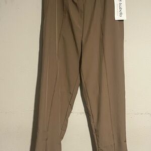 Tan Wide Leg Pants Versatile Style